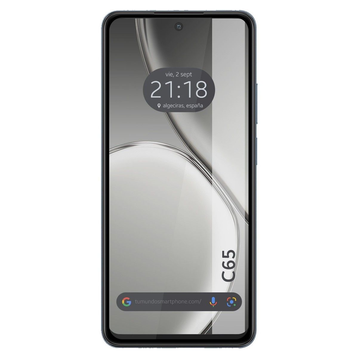 Protector Cristal Templado Completo 5D Full Glue Negro para Realme C65 4G Vidrio