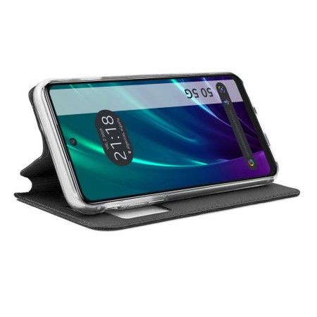 Funda Libro Soporte con Ventana para TCL 50 5G color Negra