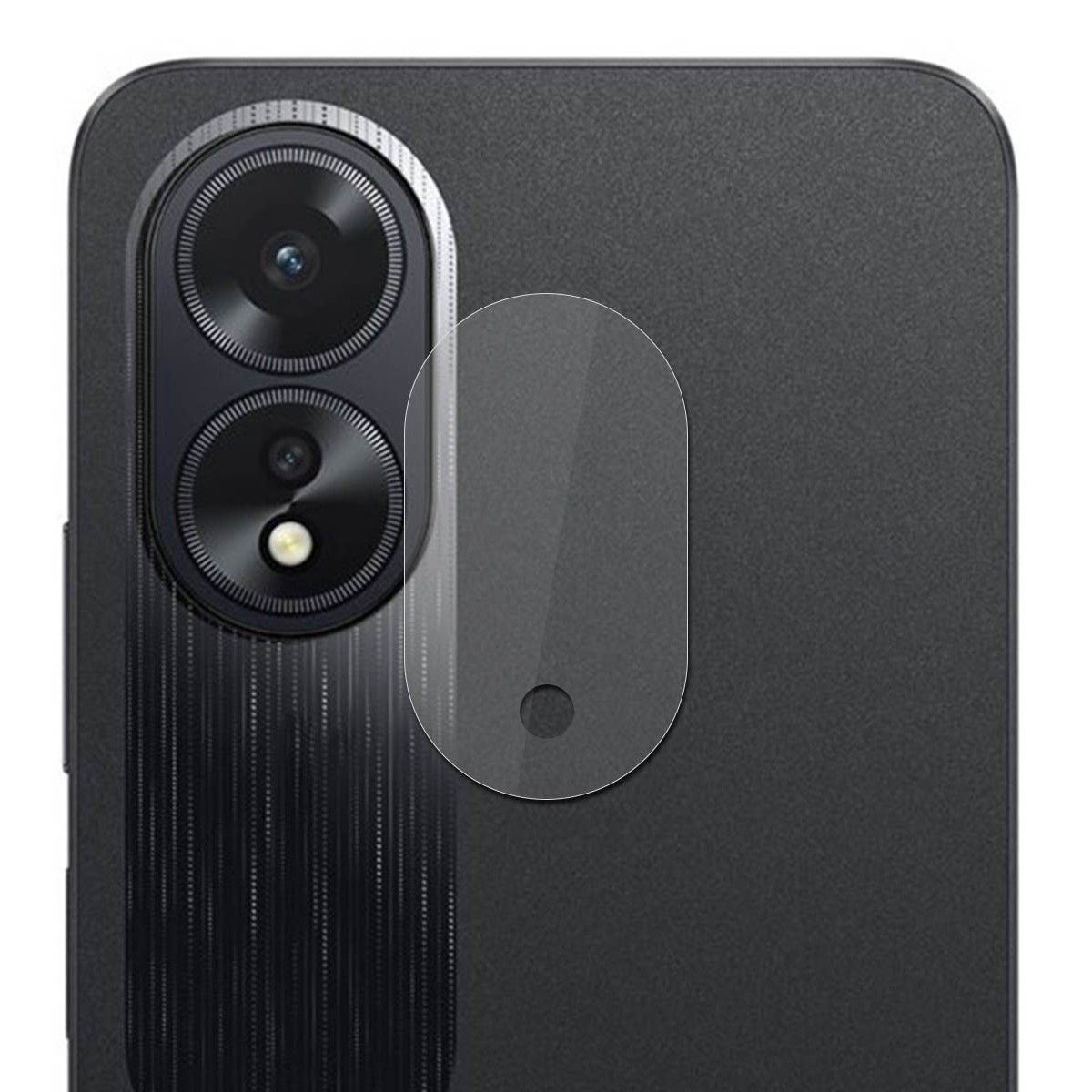 Protector Cristal Templado Cámara Trasera para Oppo A18 Vidrio