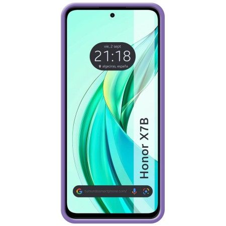 Funda Silicona Líquida Ultra Suave para Huawei Honor 90 Smart 5G color Morada