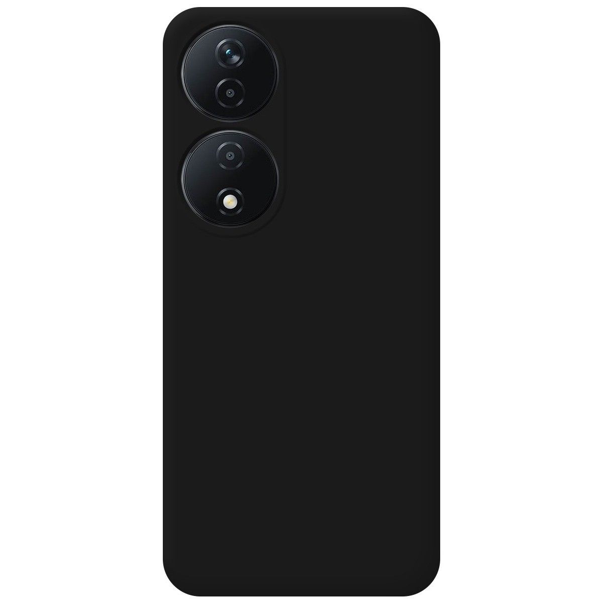Funda Silicona Líquida Ultra Suave para Huawei Honor 90 Smart 5G color Negra