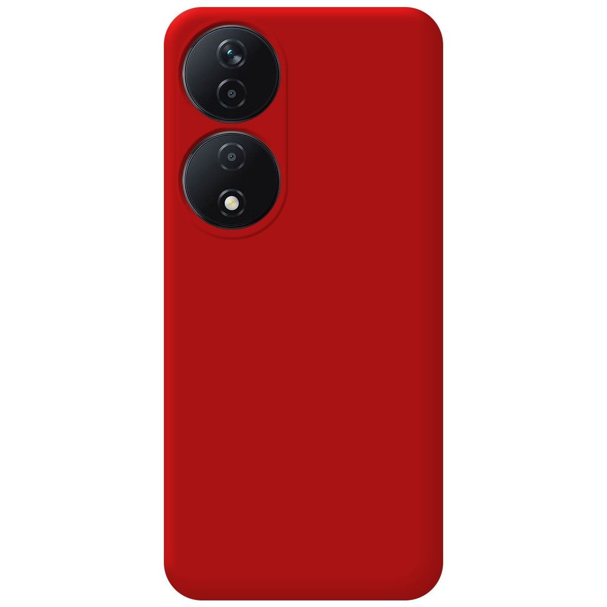 Funda Silicona Líquida Ultra Suave para Huawei Honor 90 Smart 5G color Roja
