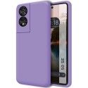 Funda Silicona Líquida Ultra Suave para TCL 50 SE color Morada