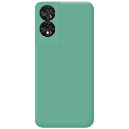 Funda Silicona Líquida Ultra Suave para TCL 50 SE color Verde