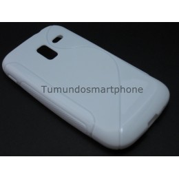 Funda Gel Tpu Galaxy Ace 2 I8160 S Line Color Blanca 2