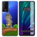 Funda Silicona Transparente para TCL 50 5G diseño Mono Dibujos