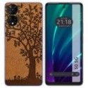 Funda Silicona para TCL 50 5G diseño Cuero 03 Dibujos