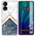 Funda Silicona para TCL 50 5G diseño Mármol 05 Dibujos