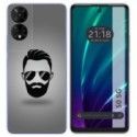 Funda Silicona para TCL 50 5G diseño Barba Dibujos