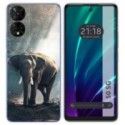 Funda Silicona para TCL 50 5G diseño Elefante Dibujos