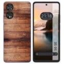 Funda Silicona para TCL 50 SE diseño Madera 02 Dibujos