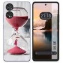 Funda Silicona para TCL 50 SE diseño Reloj Dibujos