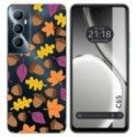 Funda Silicona Transparente para Realme C65 4G diseño Otoño Dibujos