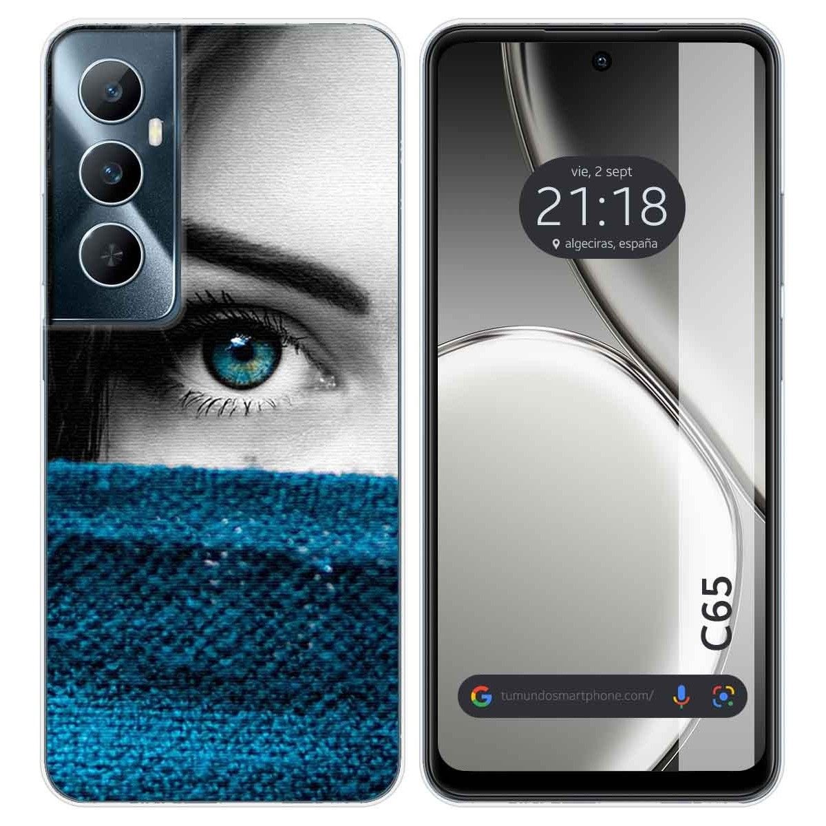 Funda Silicona para Realme C65 4G diseño Ojo Dibujos