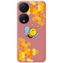 Funda Silicona Líquida Rosa para Huawei Honor 90 Smart 5G diseño Abeja Dibujos