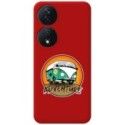 Funda Silicona Líquida Roja para Huawei Honor 90 Smart 5G diseño Adventure Dibujos