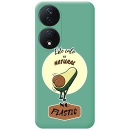 Funda Silicona Líquida Verde para Huawei Honor 90 Smart 5G diseño Culo Natural Dibujos