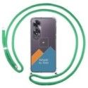 Personaliza tu Funda Colgante Transparente para Oppo A60 4G con Cordon Verde Agua Dibujo Personalizada