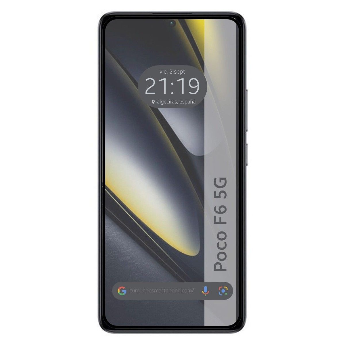 Protector Cristal Templado Completo 5D Full Glue Negro para Xiaomi Poco F6 5G Vidrio