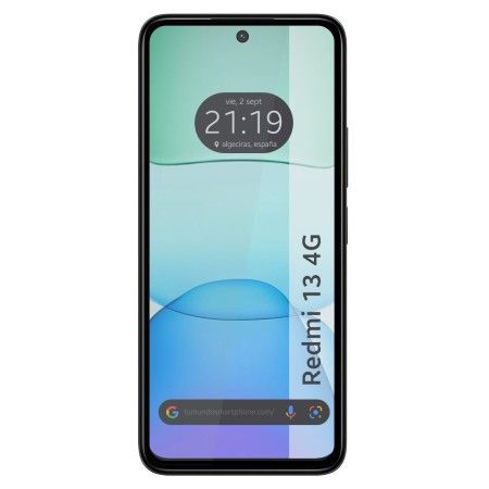 Protector Cristal Templado Completo 5D Full Glue Negro para Xiaomi Redmi 13 4G Vidrio