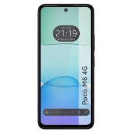 Protector Cristal Templado Completo 5D Full Glue Negro para Xiaomi Poco M6 4G Vidrio 2