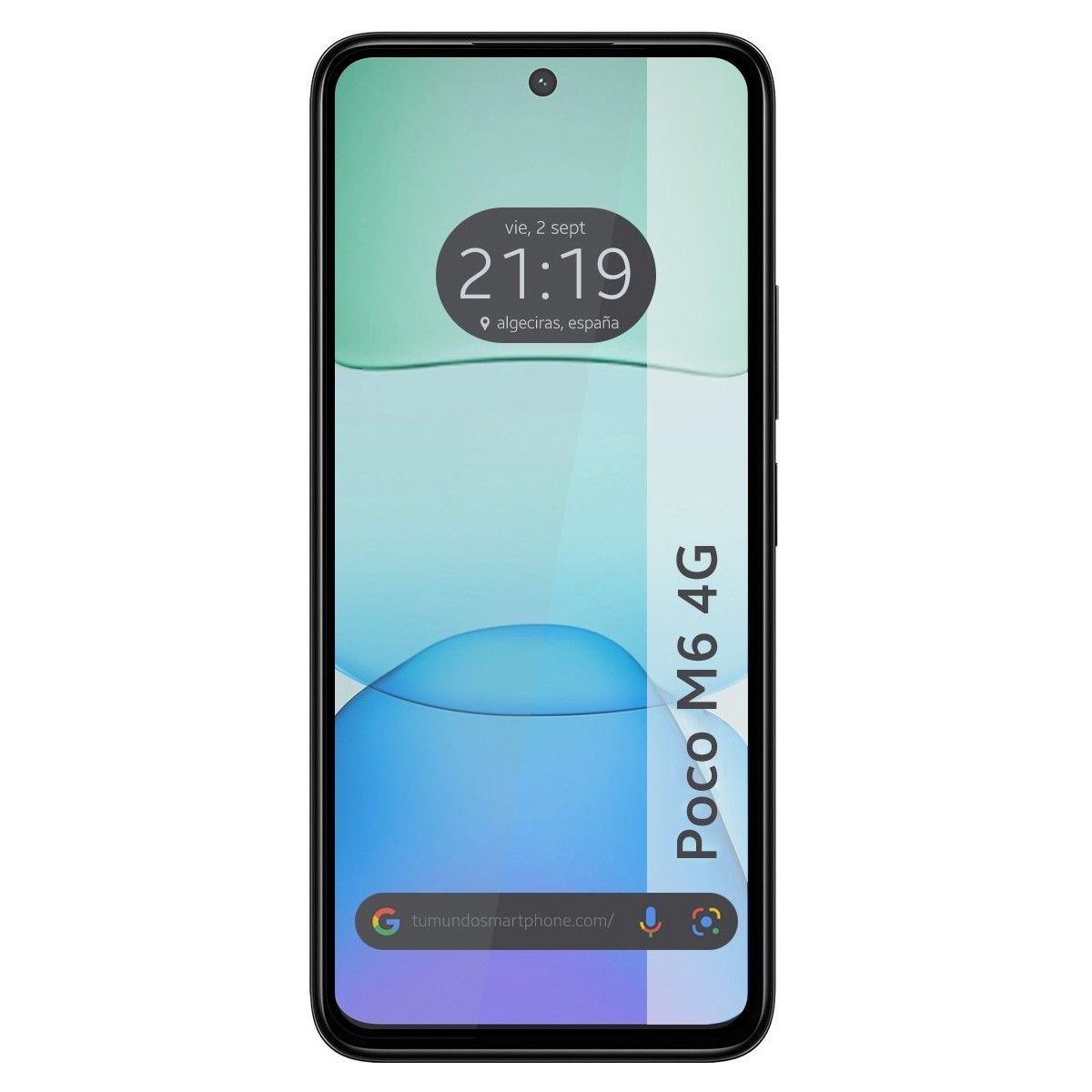 Protector Cristal Templado Completo 5D Full Glue Negro para Xiaomi Poco M6 4G Vidrio