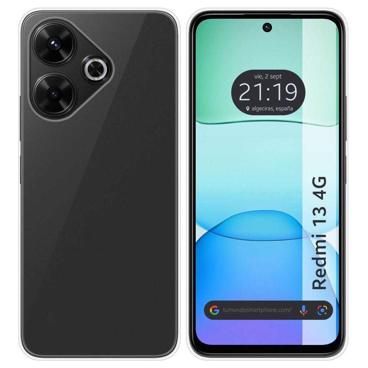 Funda Silicona Gel TPU Transparente para Xiaomi Redmi 13 4G