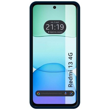 Funda Silicona Líquida Ultra Suave para Xiaomi Redmi 13 4G color Azul Oscuro