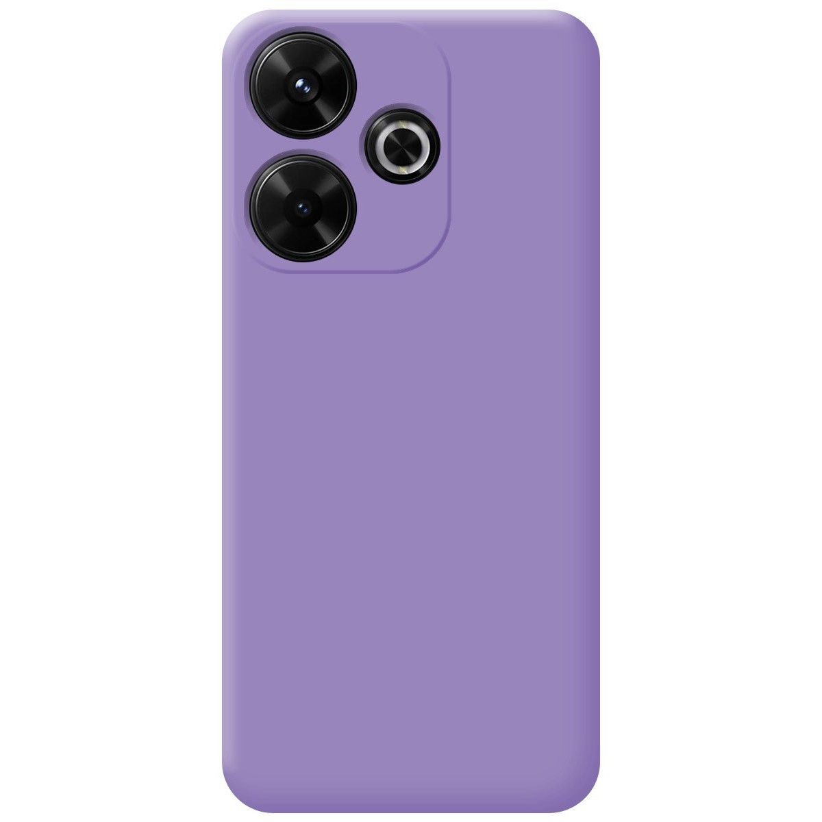 Funda Silicona Líquida Ultra Suave para Xiaomi Redmi 13 4G color Morada