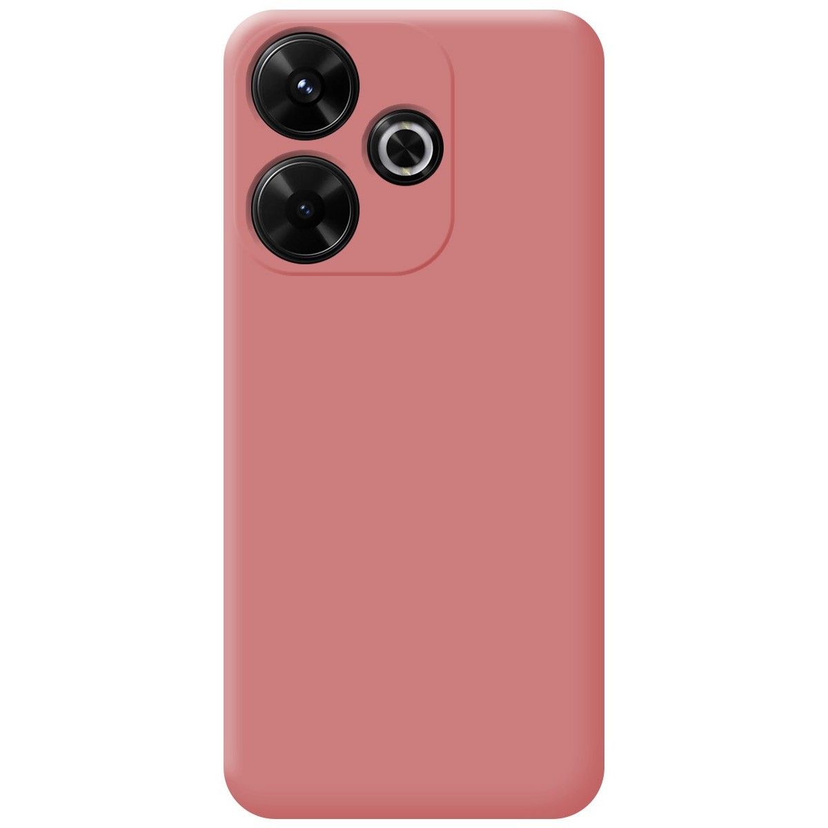 Funda Silicona Líquida Ultra Suave para Xiaomi Redmi 13 4G color Rosa