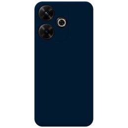 Funda Silicona Líquida Ultra Suave para Xiaomi Poco M6 4G color Azul Oscuro 2
