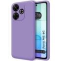 Funda Silicona Líquida Ultra Suave para Xiaomi Poco M6 4G color Morada