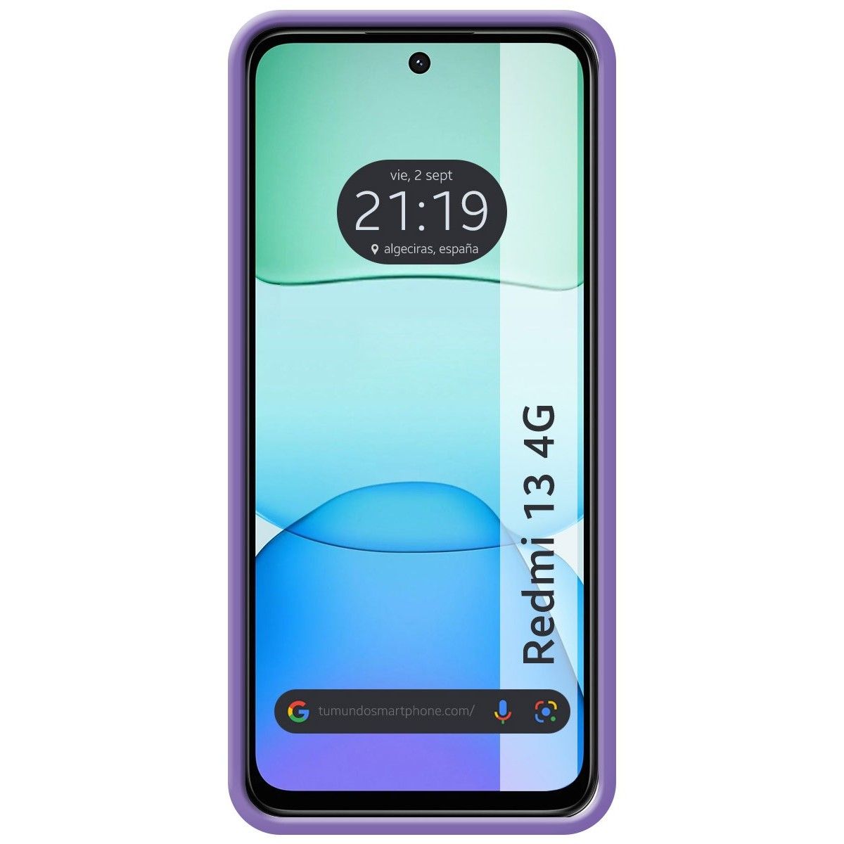 Funda Silicona Líquida Ultra Suave para Xiaomi Poco M6 4G color Morada