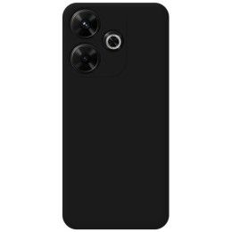 Funda Silicona Líquida Ultra Suave para Xiaomi Poco M6 4G color Negra 2
