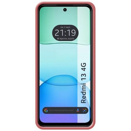 Funda Silicona Líquida Ultra Suave para Xiaomi Poco M6 4G color Rosa