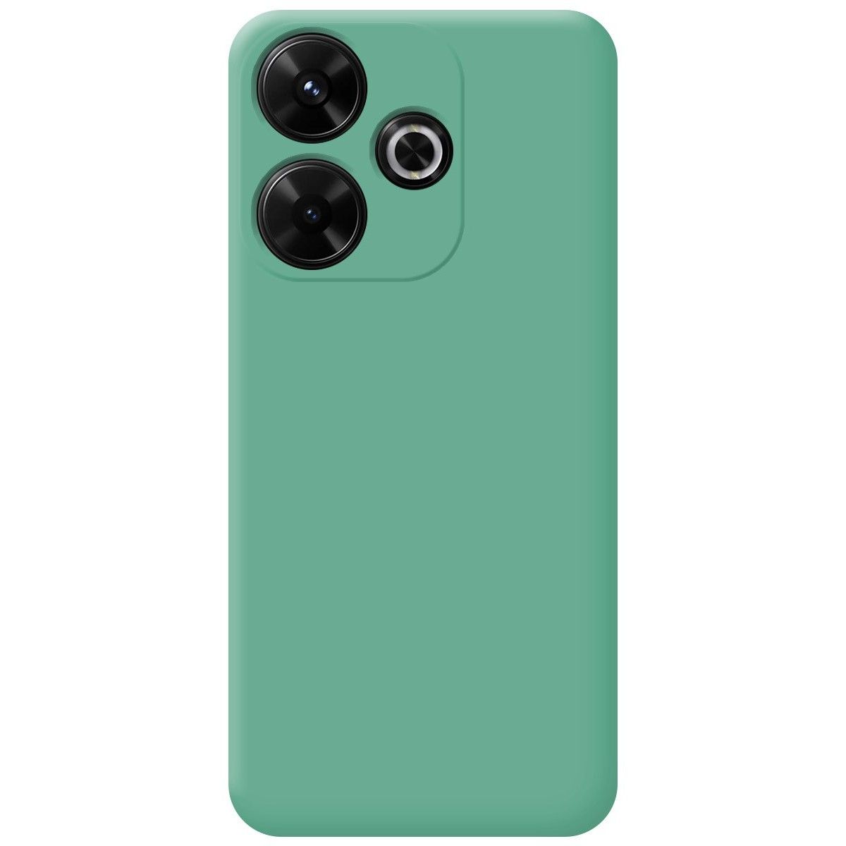 Funda Silicona Líquida Ultra Suave para Xiaomi Poco M6 4G color Verde
