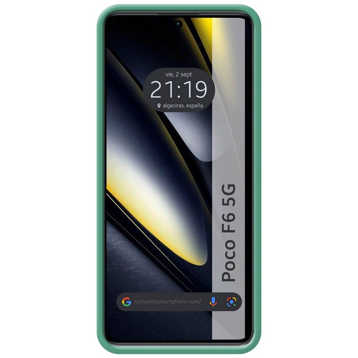 Funda Silicona Líquida Ultra Suave para Xiaomi Poco F6 5G color Verde