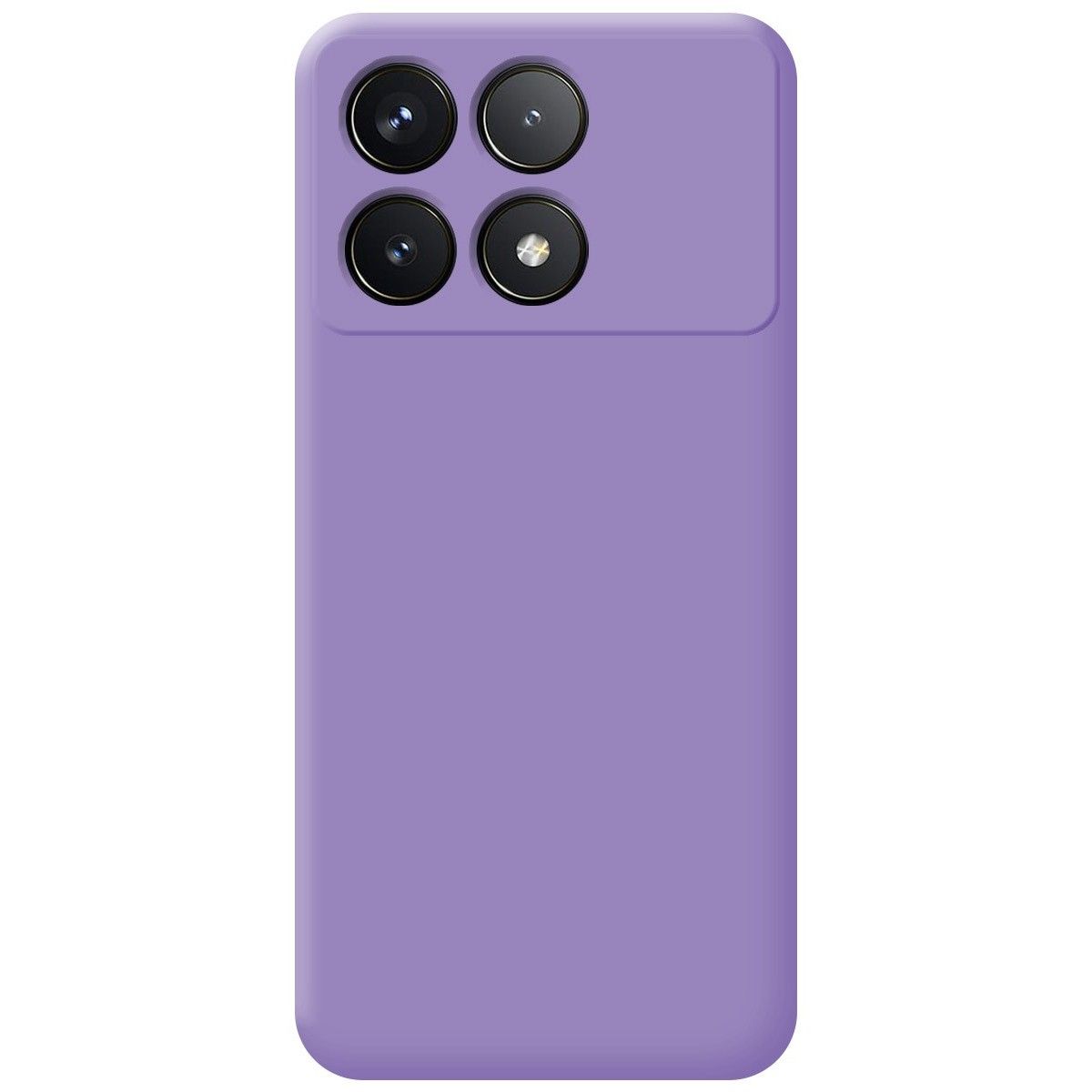 Funda Silicona Líquida Ultra Suave para Xiaomi Poco F6 Pro 5G color Morada