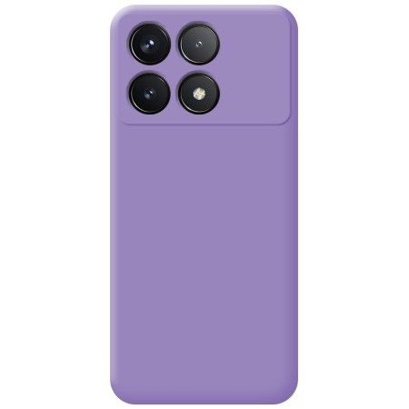 Funda Silicona Líquida Ultra Suave para Xiaomi Poco F6 Pro 5G color Morada