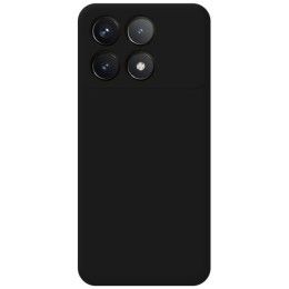 Funda Silicona Líquida Ultra Suave para Xiaomi Poco F6 Pro 5G color Negra 2