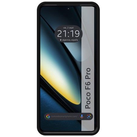 Funda Silicona Líquida Ultra Suave para Xiaomi Poco F6 Pro 5G color Negra