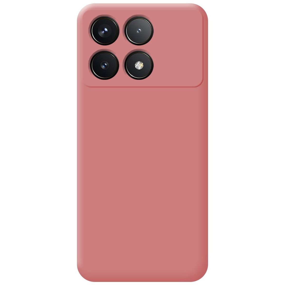 Funda Silicona Líquida Ultra Suave para Xiaomi Poco F6 Pro 5G color Rosa
