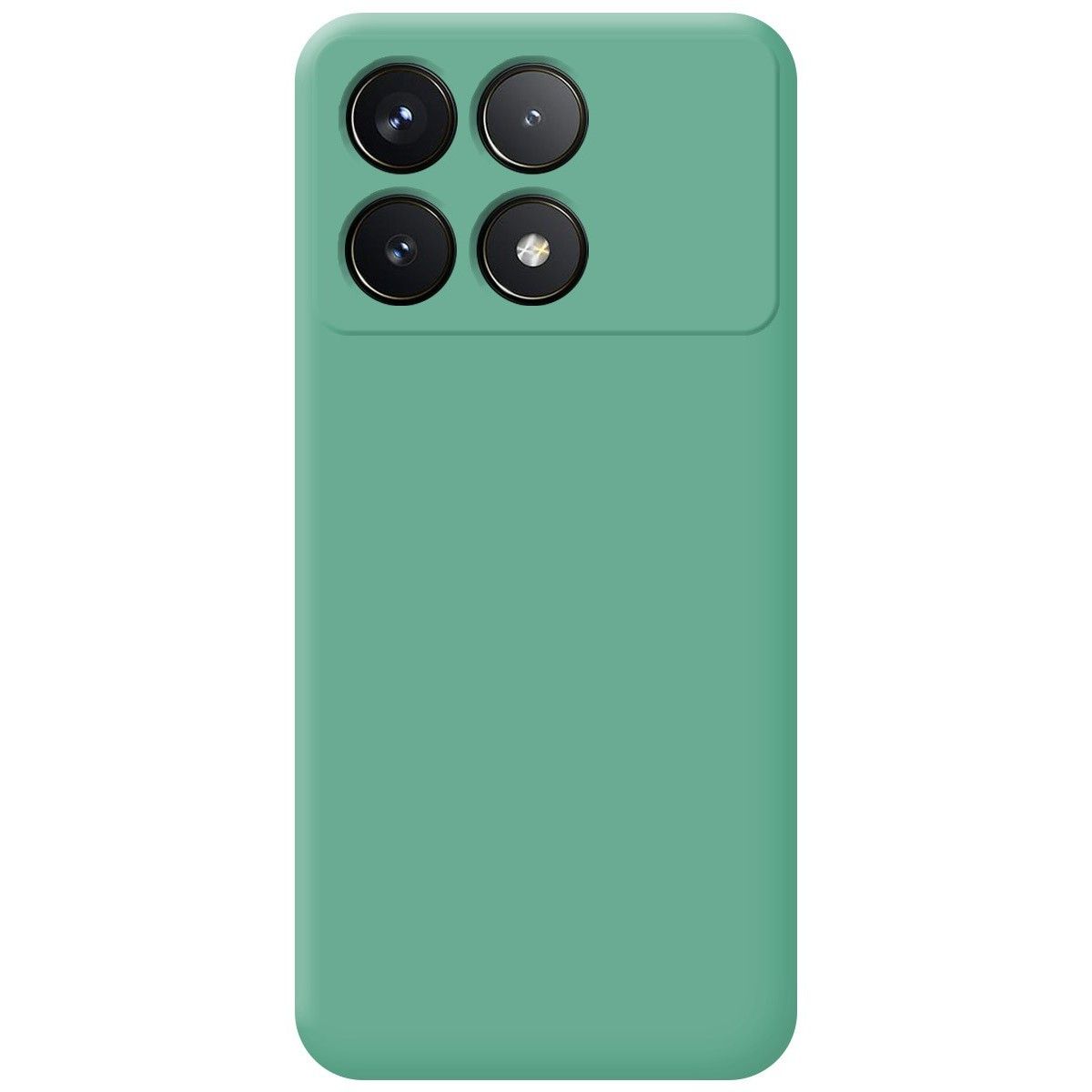 Funda Silicona Líquida Ultra Suave para Xiaomi Poco F6 Pro 5G color Verde