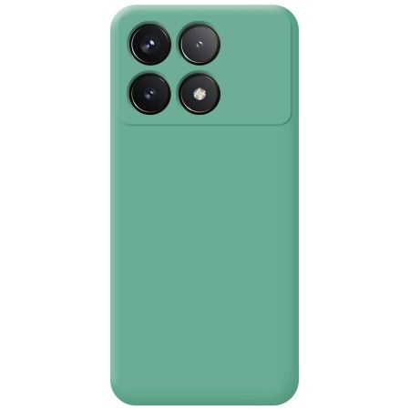 Funda Silicona Líquida Ultra Suave para Xiaomi Poco F6 Pro 5G color Verde