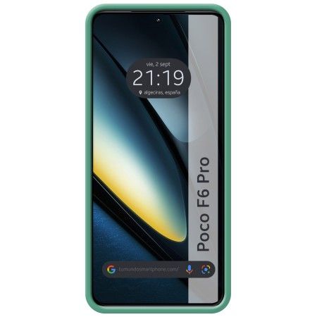 Funda Silicona Líquida Ultra Suave para Xiaomi Poco F6 Pro 5G color Verde