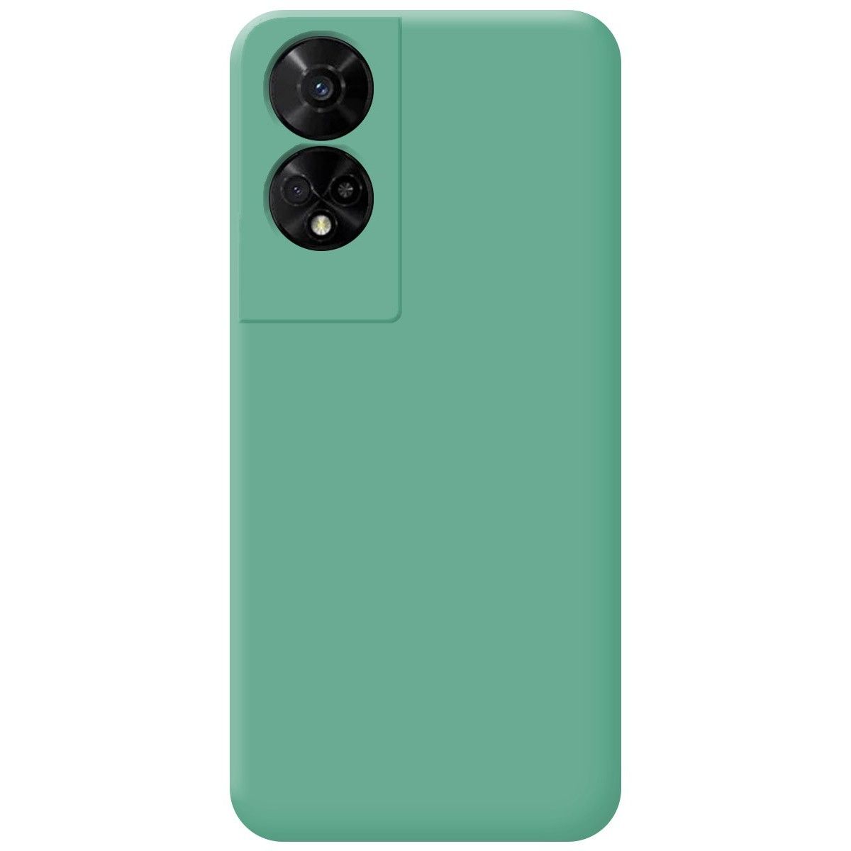 Funda Silicona Líquida Ultra Suave para TCL 50 5G color Verde