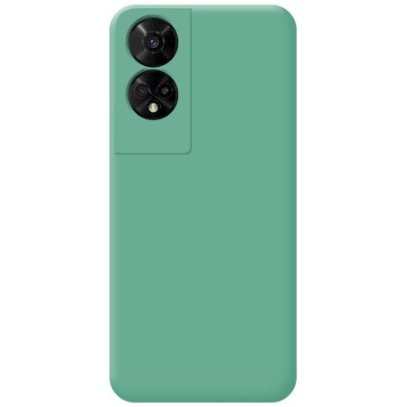 Funda Silicona Líquida Ultra Suave para TCL 50 5G color Verde