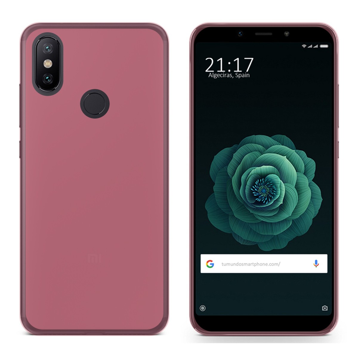 Funda Gel Tpu para Xiaomi Mi 6X / Mi A2 Color Rosa