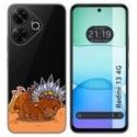 Funda Silicona Transparente para Xiaomi Redmi 13 4G diseño Bufalo Dibujos