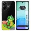 Funda Silicona Transparente para Xiaomi Redmi 13 4G diseño Coco Dibujos